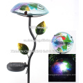 Glass Garden Light Mushroom LED Outdoor Solar Light